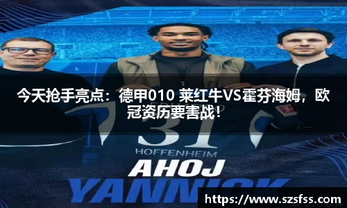今天抢手亮点：德甲010 莱红牛VS霍芬海姆，欧冠资历要害战！